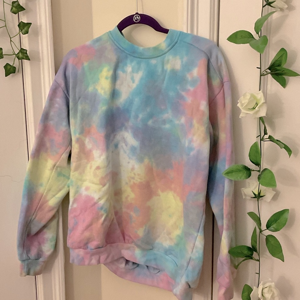 NEW rainbow sorbet tie-dye sweatshirt 🌈 🖤